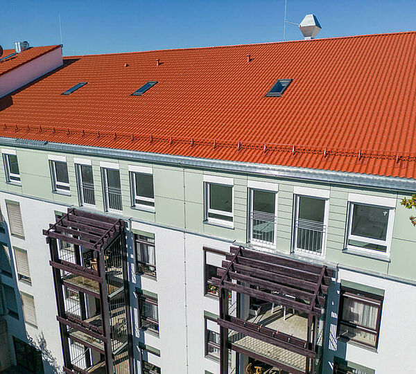 Aufstockung und Fassadensanierung Bestandsgebäude im AWO Dorf Hasenbergl<br>als Generalunternehmer<br>Stösserstraße